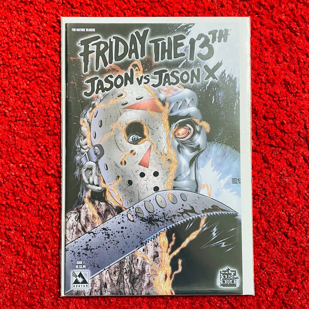 Friday The 13th Jason Vorhees & Jason X Comic Books – Horror Stock