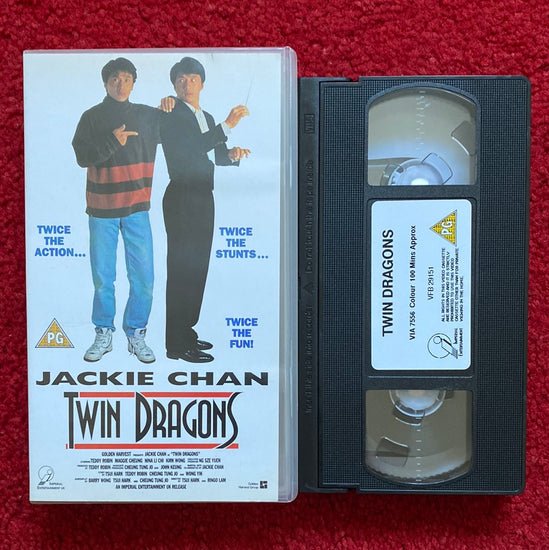 Twin Dragons VHS Video (1992) VIA7556