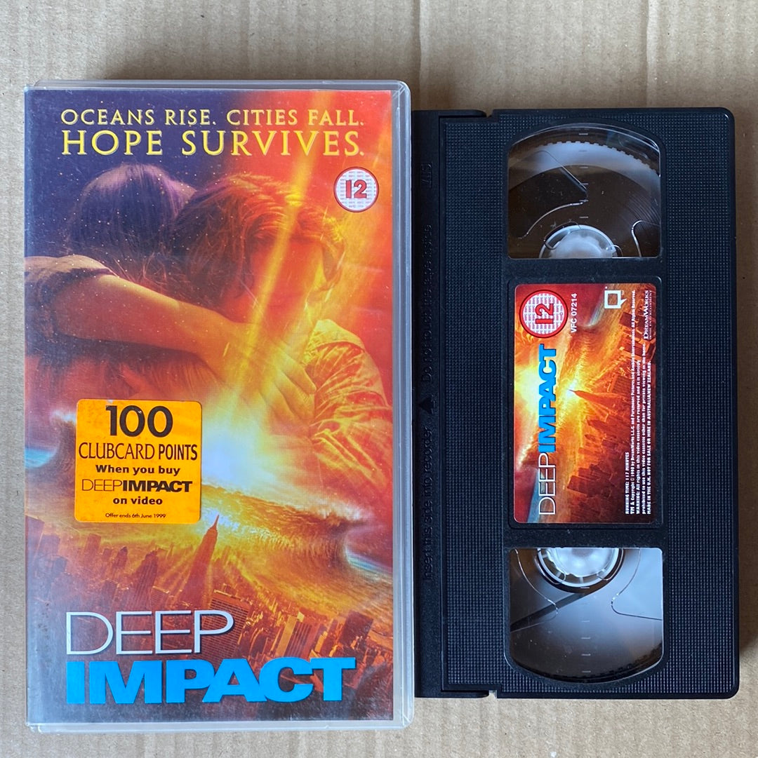 Deep Impact VHS Video (1998) VHR9003 – Horror Stock